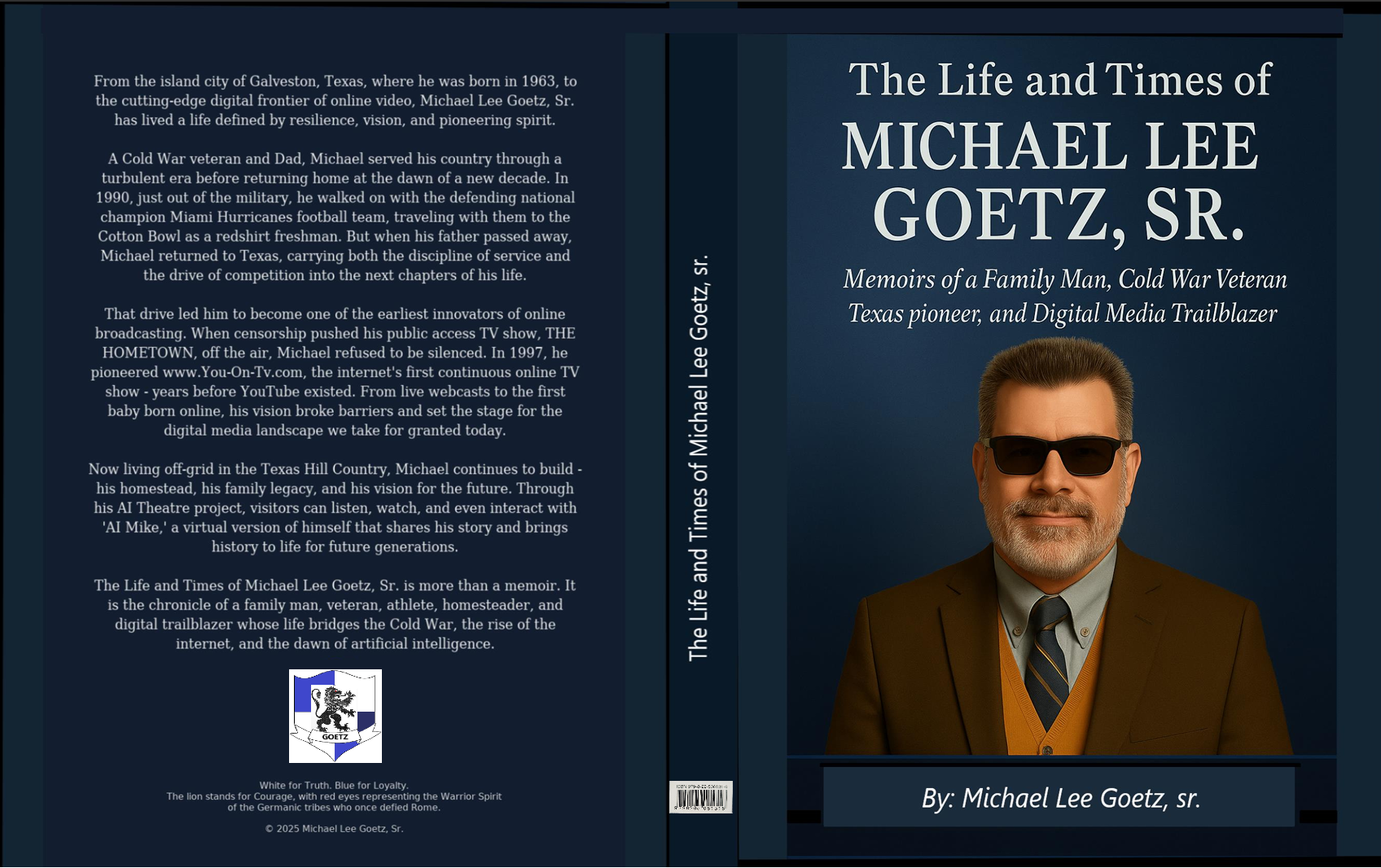 The Life and Times of Michael Lee Goetz, Sr. — Memoir Cover