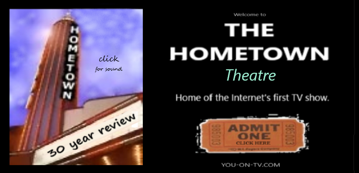 THE HOMETOWN AI Theatre — Landing Poster